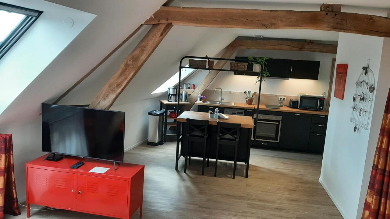 Apartamento Les Petits Greniers Jonquières Exterior foto